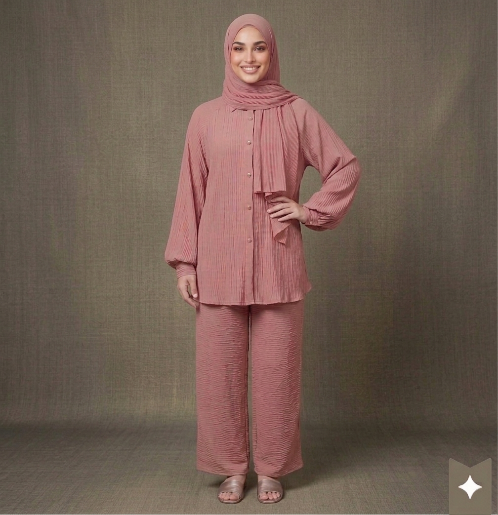 Rose Pleat set