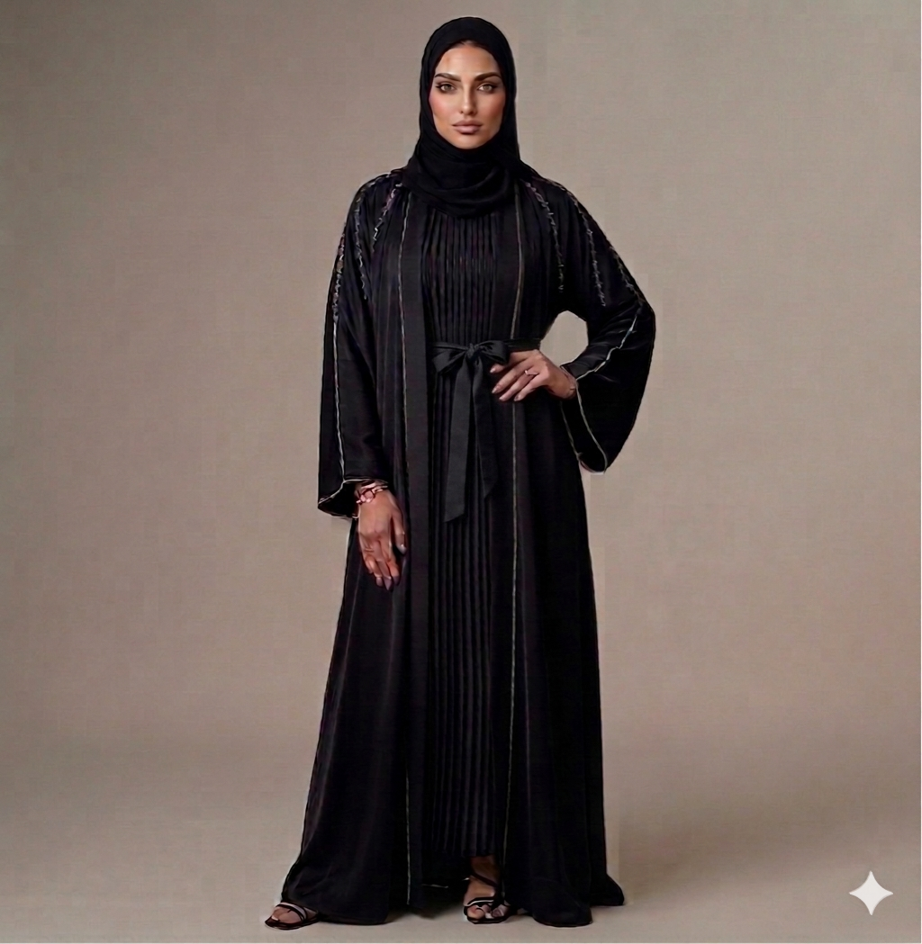 Al-Zaina Black Jewel abaya