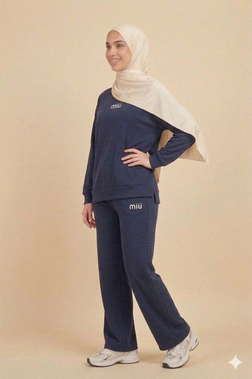 Navy-Blue Breeze Tracksuit