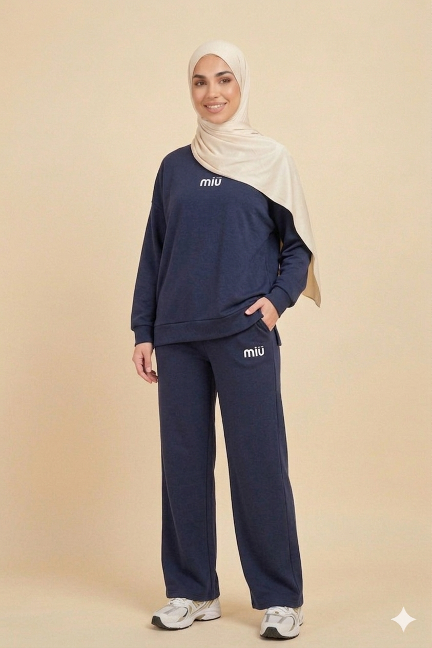 Navy-Blue Breeze Tracksuit