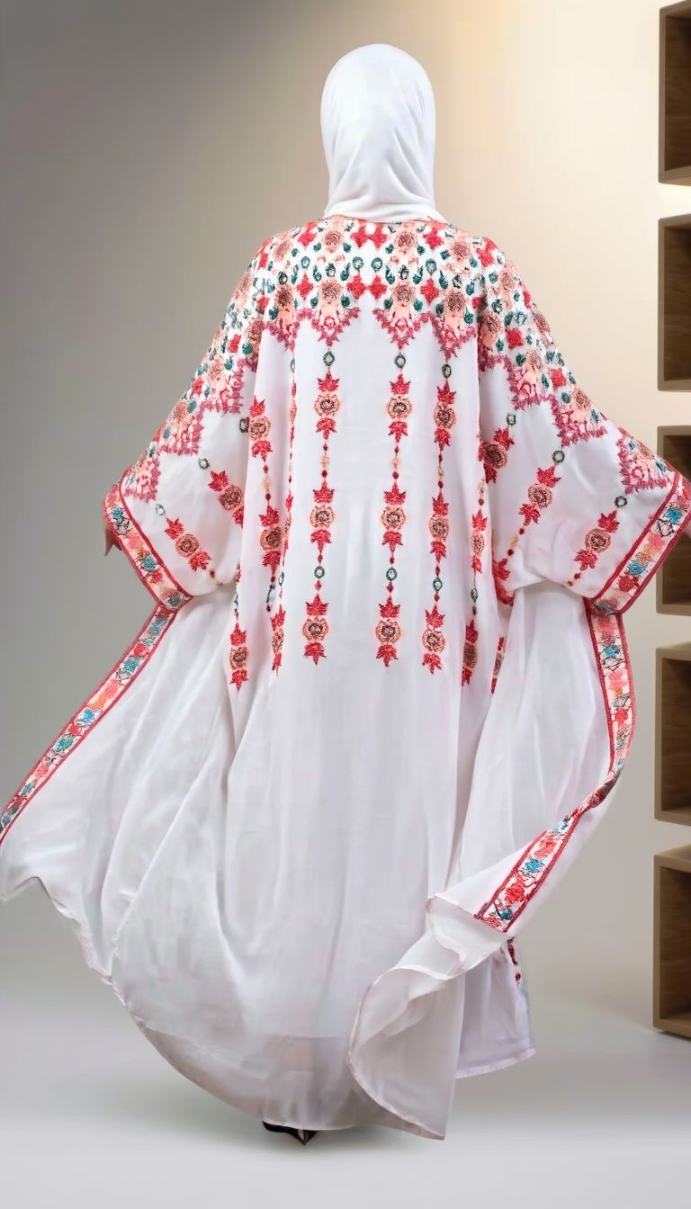 The glowing white elegant butterfly “Bisht”