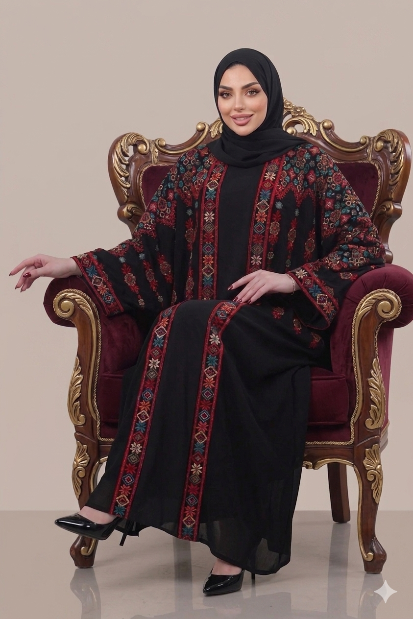 The glowing black elegant butterfly “Bisht”