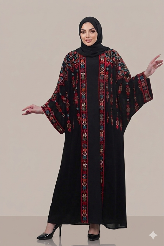 The glowing black elegant butterfly “Bisht”