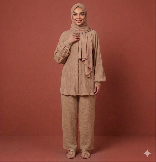 Sand Pleat set