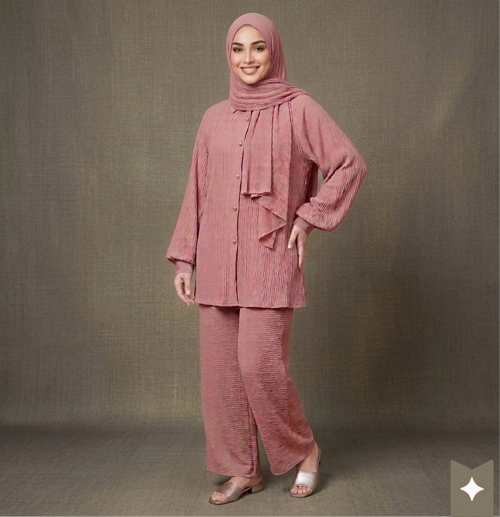 Rose Pleat set