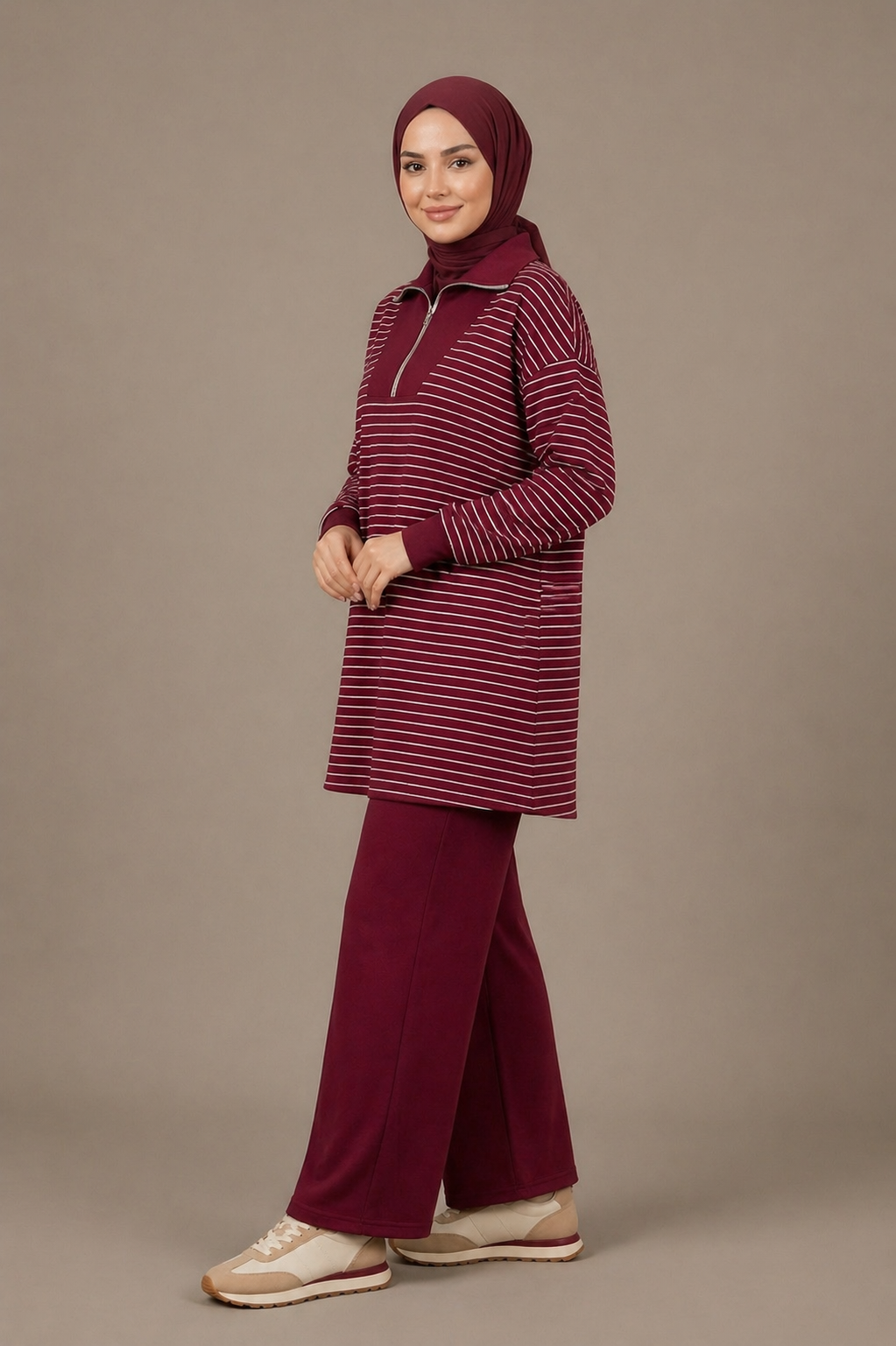 Burgundy Lines set