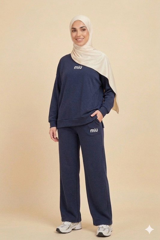 Navy-Blue Breeze Tracksuit