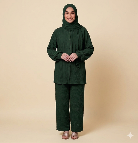 Emerald Pleat set