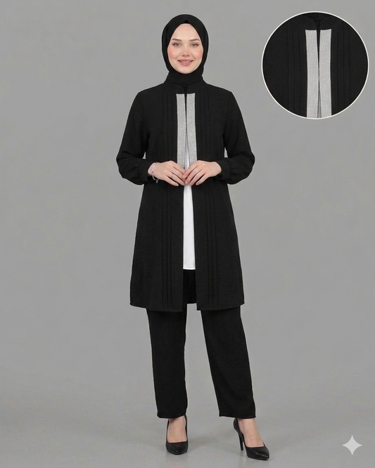 Black-Silver Turkish Suit